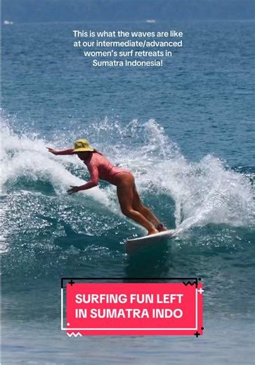 Intermediate Women's Surf Retreats in Sumatra