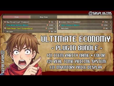 RPG Maker MZ | Economy Plugin Bundle SRG