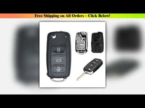 Car Remote Key Shell Key Case for VW Caddy Eos Golf Jetta Polo Tiguan Skoda Rapid Superb Octavia Fa