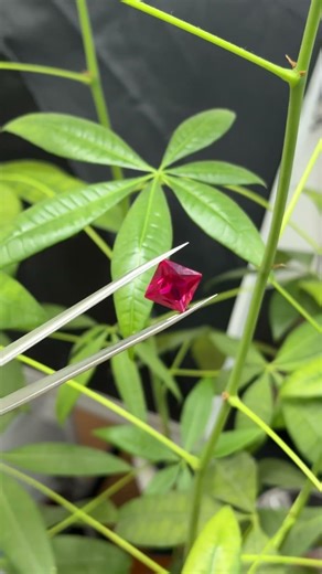 10.01 Carat Red Princess Cut gemstone #gemquality #gemstones #ruby #gemsnjewellery