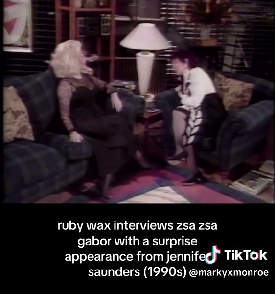 Zsa Zsa Gabor and Ruby Wax: A 1990s Interview Exploration