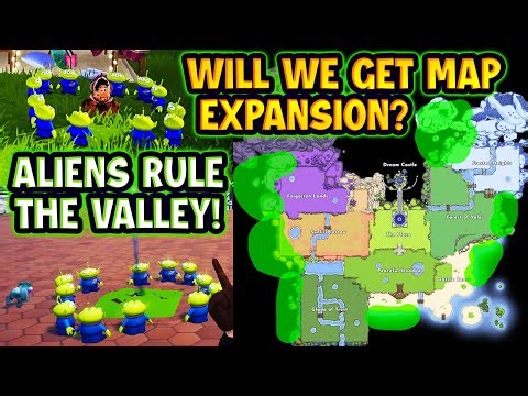 We Need Map Expansion? So Many Weird Alien Builds in Disney Dreamlight Valley!