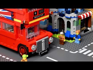 LEGO London Bus Story 10258 | Lego stop motion | Lego | #lego #legos #legocity Kiddiestv