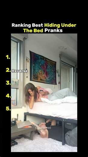 Ranking Best Hiding Under The Bed Pranks 🛏️