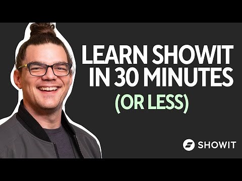 Learn Showit in Less Than 30 Minutes