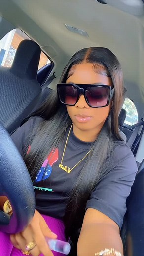 Stylish Woman Driving with Chic Accessories