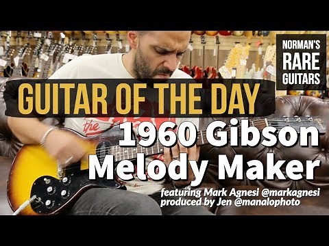 Guitar of the Day: 1960 Gibson Melody Maker | Norman's Rare Guitars