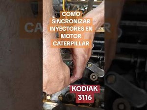 Installation of injectors on a Caterpillar 3116 engine