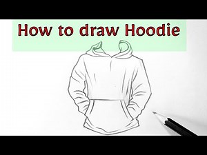How to draw Hoodie easy step by step dress drawing design easy for beginners drawing clothes designs