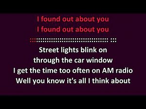 Gin Blossoms - Found Out About You KARAOKE (instr)