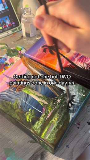 Achieving Two Disney Paintings in One Day