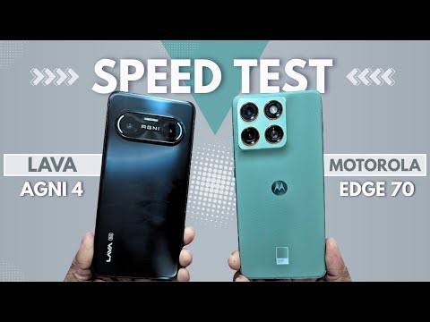 Motorola Edge 70 vs LAVA Agni 4 | Speed Test