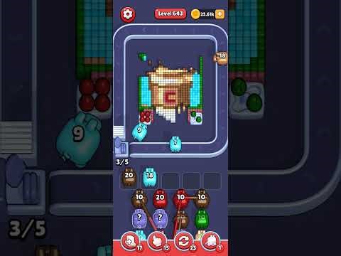 Pixel Flow — very hard level 643