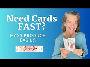 Make 10 Cards FAST! My Favorite Quick & Easy Batch Making Method