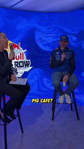 Max's kind of café 🐷 #F1 #RedBullRacing
