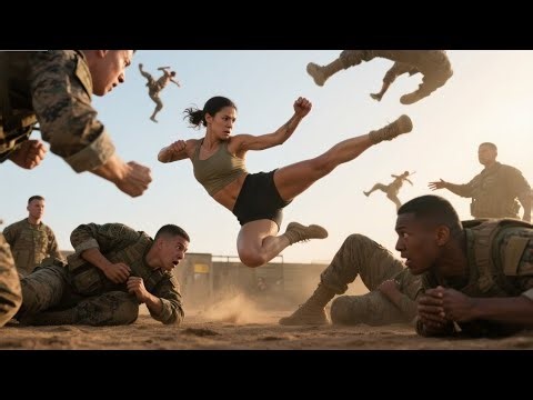 They Laughed at Her in Drills Until She Dropped 6 Marines ina Single Move 😱💪 Emotional MilitaryStory
