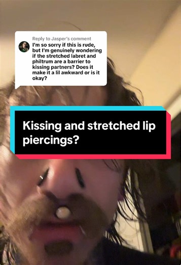 Exploring Body Modification: Stretched Lip Piercings