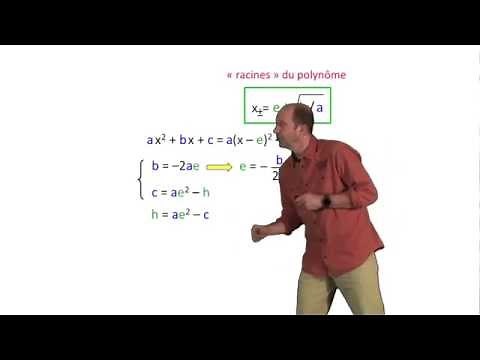 L’équation du second degré : résolution algébrique