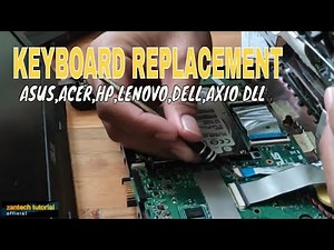 CARA MENGGANTI KEYBOARD ASUS Eee PC X1O1CH - KEYBOARD REPLACEMENT