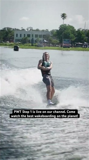 Tune into Stop 1 of the Pro Wakeboard Tour now. The riding is insane! #wakeboarding