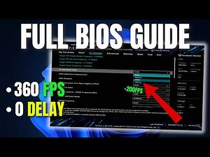 How to Tweak Your BIOS Settings (FPS Boost + Lower Latency)