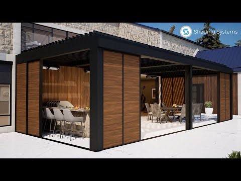 Pergola Side Enclosures - Shading Systems