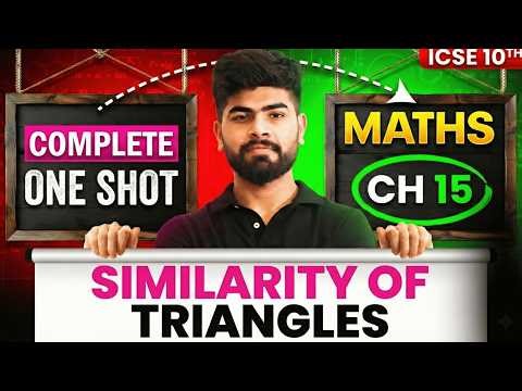 🔥 Similarity of Triangles One Shot | ICSE Class 10 Maths | PYQs + CFQs | ICSE Class 10th 2026
