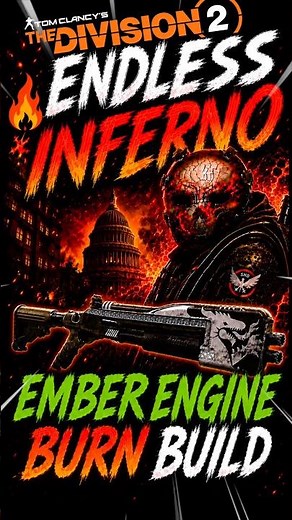 Fafnir Exotic Shotgun Plus Ember Engine Burn Build #division2 #Emberengine #fafnir #burnbuild