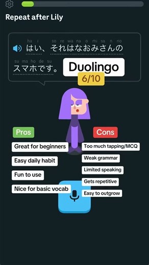 I tried the 5 most popular Japanese apps so you don't have to!! #studyjapanese #japanesestudy #japan
