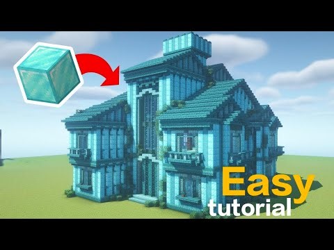 How to make diamond base in Minecraft bedrock edition