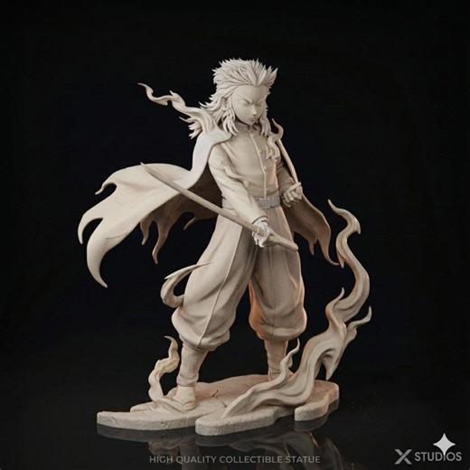 Kyojuro Rengoku 3D Print Model Anime Figure File - Etsy
