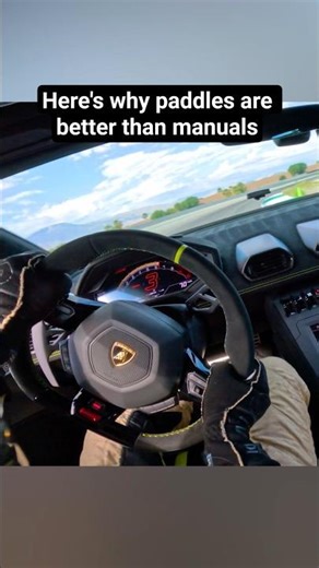 Here's why paddle shifters are better than manuals