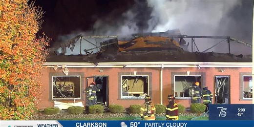 La Grange Probation & Parole Office destroyed in fire