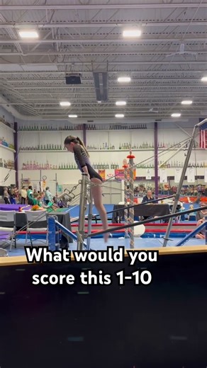 My first gymnastics competition bar routine