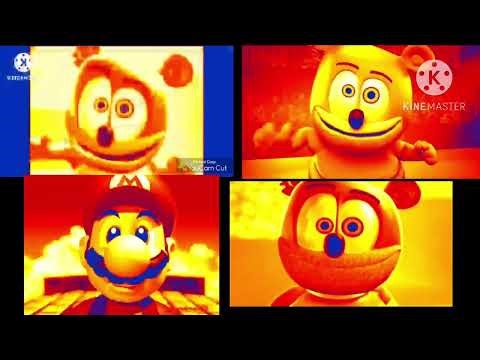Gummy Bear Song HD (Four Robot Flip Versions At Once)