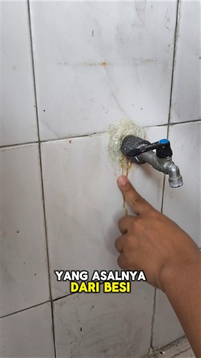 Rust marks on the wall? You can remove them with this #rustdissolvesolution #rustremoval