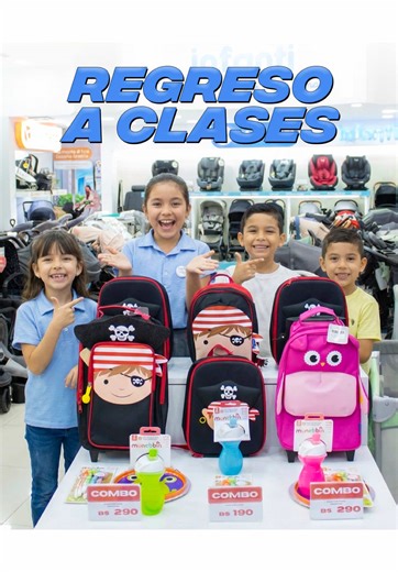 🎒📚 Regreso a clases en Baby Unix Store Tenemos dos combos increíbles para ti 🤩 💎 Combo Premium – 290 Bs (mochila Infanti 🎒) 🌟 Combo Especial – 190 Bs (todo igual, solo cambia la mochila) En ambos: vaso Munchkin 💧, platito Tramontina 🍽️ y 6 cucharitas libres de BPA 👶 📍 Te esperamos en Baby Unix Store #RegresoAClases #BabyUnixStore #CombosEscolares 💕