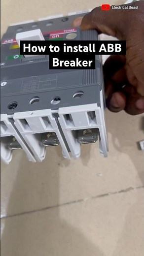 ABB Circuit Breaker Installation. #abb #circuitbreaker #installation #electrician #diyinstallation