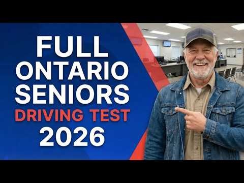 New 2026 Rules: Ontario Seniors Driving Test - Practice Questions from the Handbook