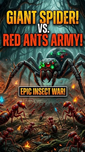 Ant vs Spider War – Epic Battle Animation #antvspider#antwar#spiderattack#aianimation