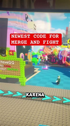ALL NEW CODE FOR MERGE AND FIGHT !! CHECK COMMENT BOX #robloxindonesia #mergeandfight #roblox