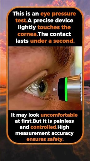 How A One Second Touch Measures Eye Pressure 👁️