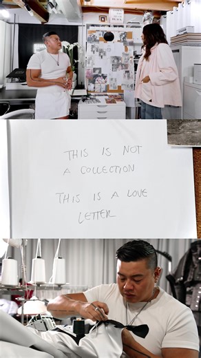 ➖ C l l Λ R L E S L U ➖ on Instagram: "This is not a collection. This is a love letter. 🖤🇻🇳| PROJECT RUNWAY CANADA x CHARLES LU Episode 9: Road to Finale Placement: Top 3 Finalist I’m sharing my finale collection with Aurora James for the very first time. No one else had seen it before this moment. This collection began far from the runway. It began in Vietnam, early 2025, when I met my grandmother on my mother’s side for the first time. I had never spoken to her before. Standing in front of 