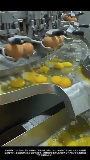 【現場の技術】卵混ぜの極意：秒速で均一な質感を生み出す「攪拌（かくはん）」の科学