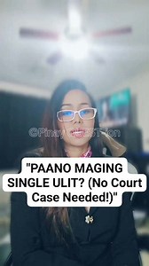 NAG-DIVORCE SA ABROAD PERO HINDI PA RECOGNIZED SA PINAS? 🇵🇭💔 ​Akala ng marami, kapag may Divorce Decree na galing ibang bansa, "single" na sila agad sa mata ng batas ng Pilipinas. Ang totoo: HINDI PO. Kailangan pa 'yan ng "Judicial Recognition" sa korte. 🏛️ ​PERO... may malaking "PAANO KUNG." Paano kung pumanaw na ang iyong dating asawa bago pa man ma-file ang kaso? 🕊️ ​Ayon sa Artikulo 42 ng Civil Code, ang sibil na personalidad ay natatapos sa kamatayan. Ibig sabihin, ang kamatayan ay awt