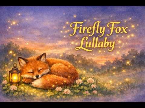 Firefly Fox Lullaby 🦊✨ | Storybook Sleep Song for Peaceful Dreams