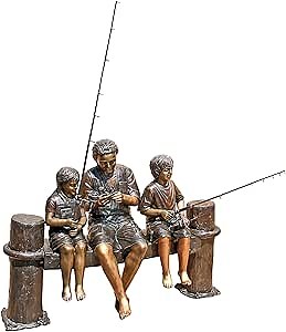 Design Toscano Family Garden Statue, Cast Bronze