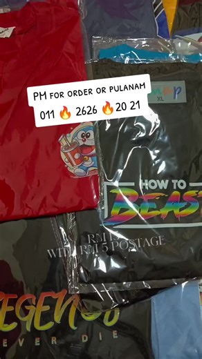 Affordable T-Shirts for Everyone - Only RM 15!