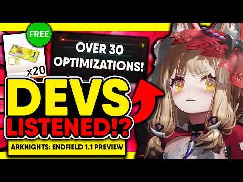 MASSIVE CHANGES! Arknights: Endfield JUST HAD its BIGGEST UPDATE FOR 1.1 and they are INSANE!