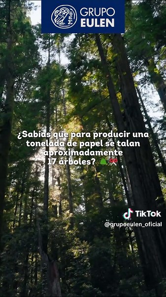 ¿Sabias que para producir una tonelada de papel se talan aproximadamente 17 árboles? En EULEN apostamos por un mundo más limpio, promoviendo el reciclaje y medidas de sostenibilidad. 🌍 🔗 Conoce más en nuestra web. #EULEN #Sostenibilidad #Reciclaje #RepúblicaDominicana #RD